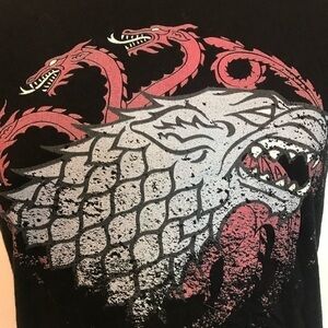 Game of Thrones House Stark/Targaryen  Size S